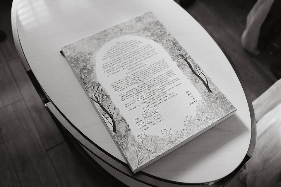 Jewish Ketubah Ceremony