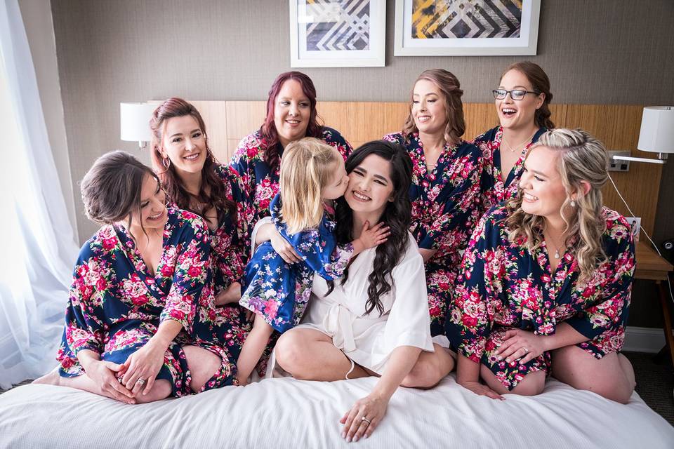 Bridesmaids Group Photo