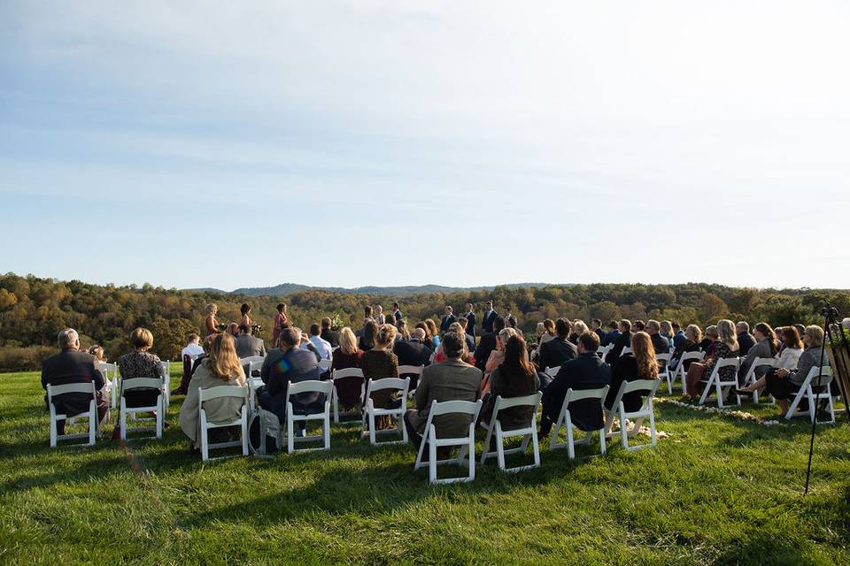 Hill top  ceremony site