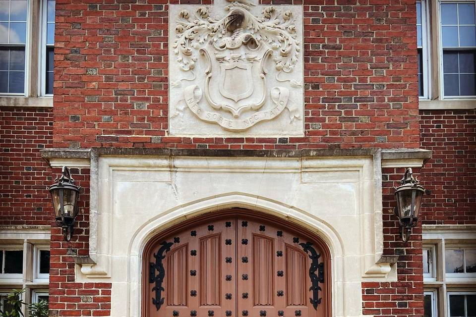 Front door of the mansion