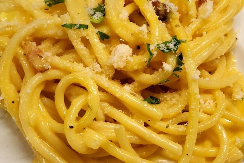 Bucatini carbonara