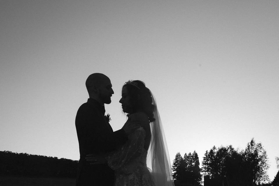 Sunset B&W portraits