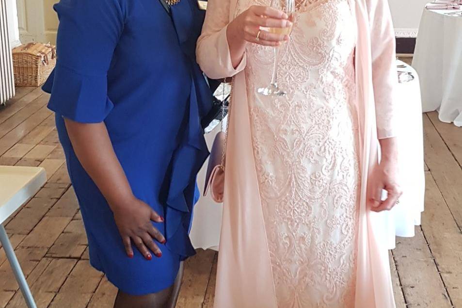 Shola and Mother of the bride