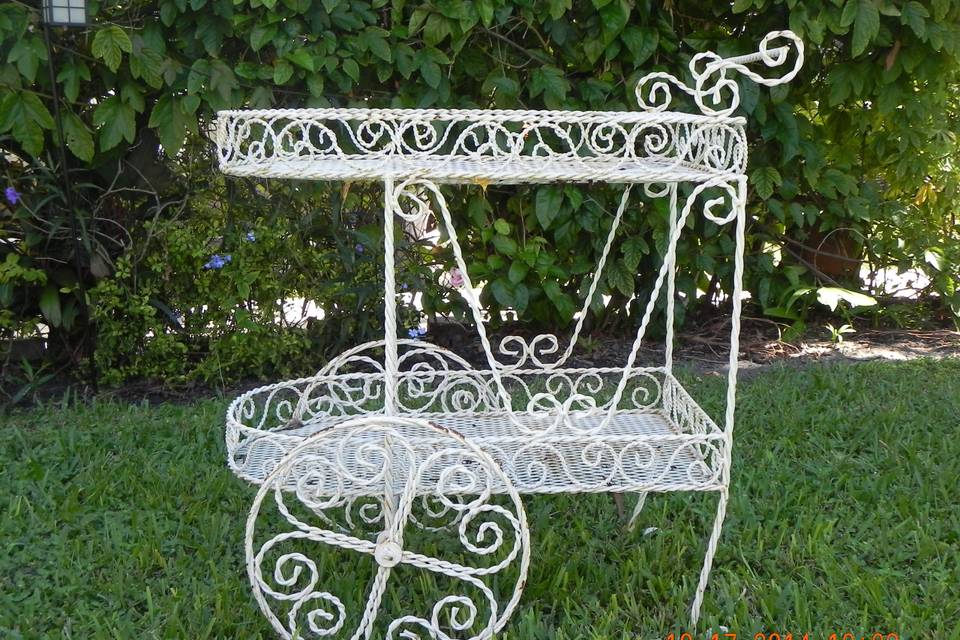 Iron flower cart