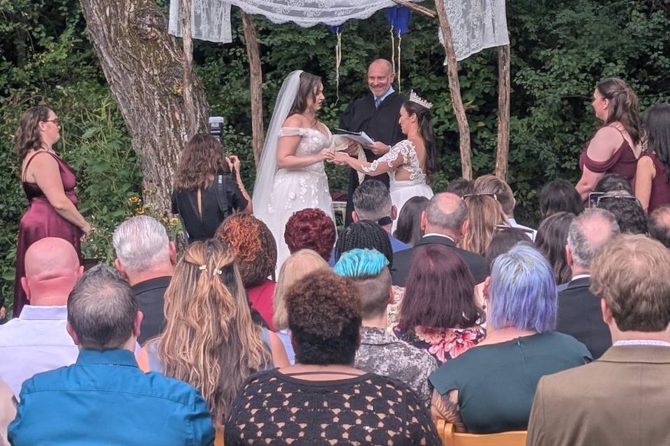 Can't beat a hybrid ceremony