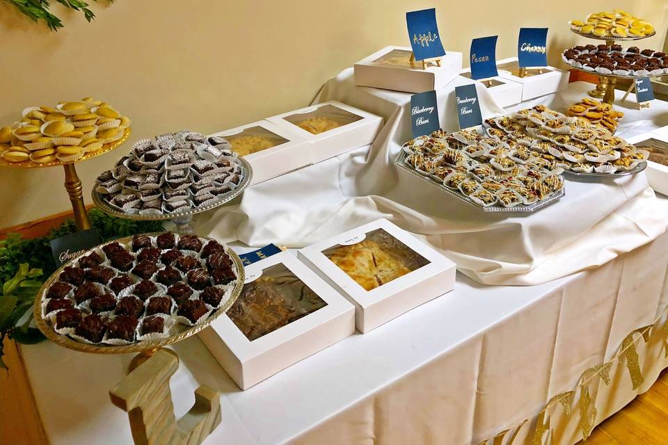 Dessert bar