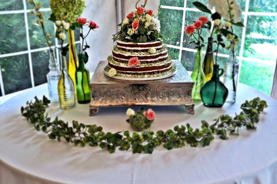 Cookie cake wedding cake