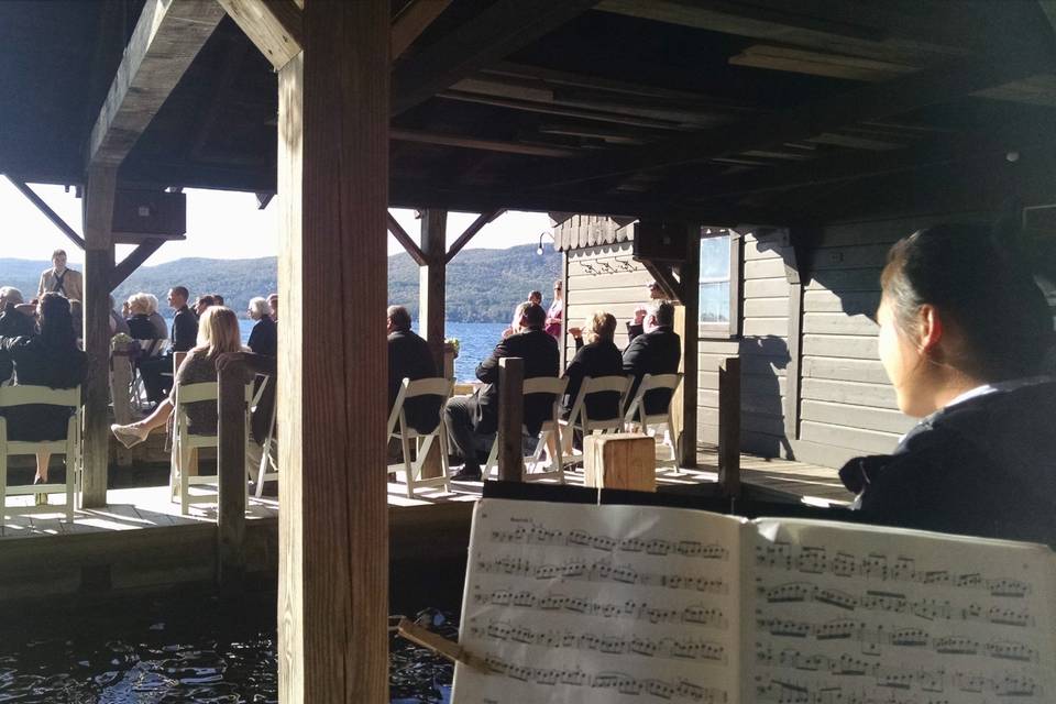 Dock wedding