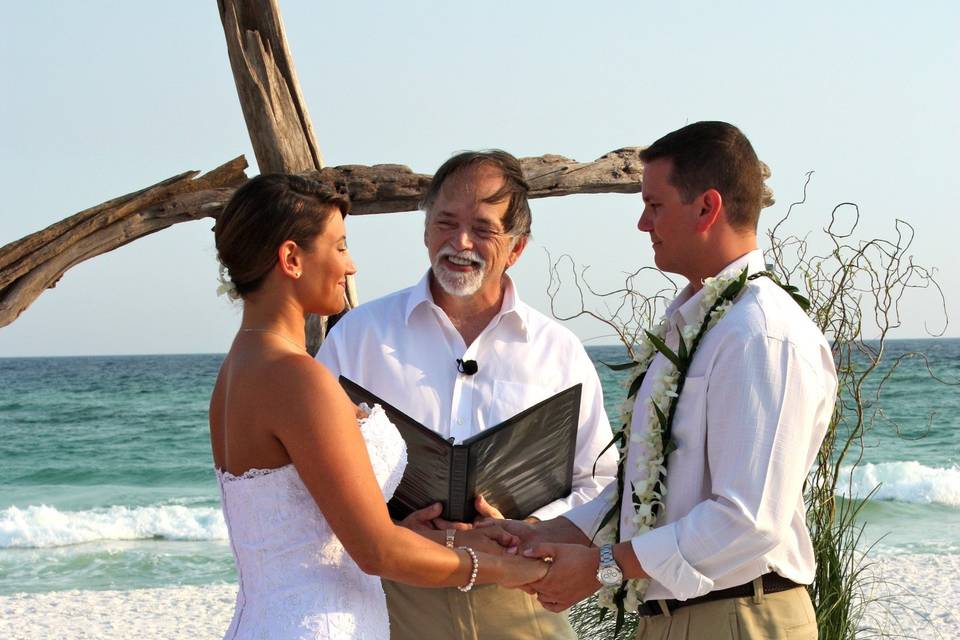 Wedding ceremony at the beach