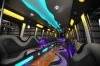 Interior of our F550 Black Limo Bus 24-26 passengers.
