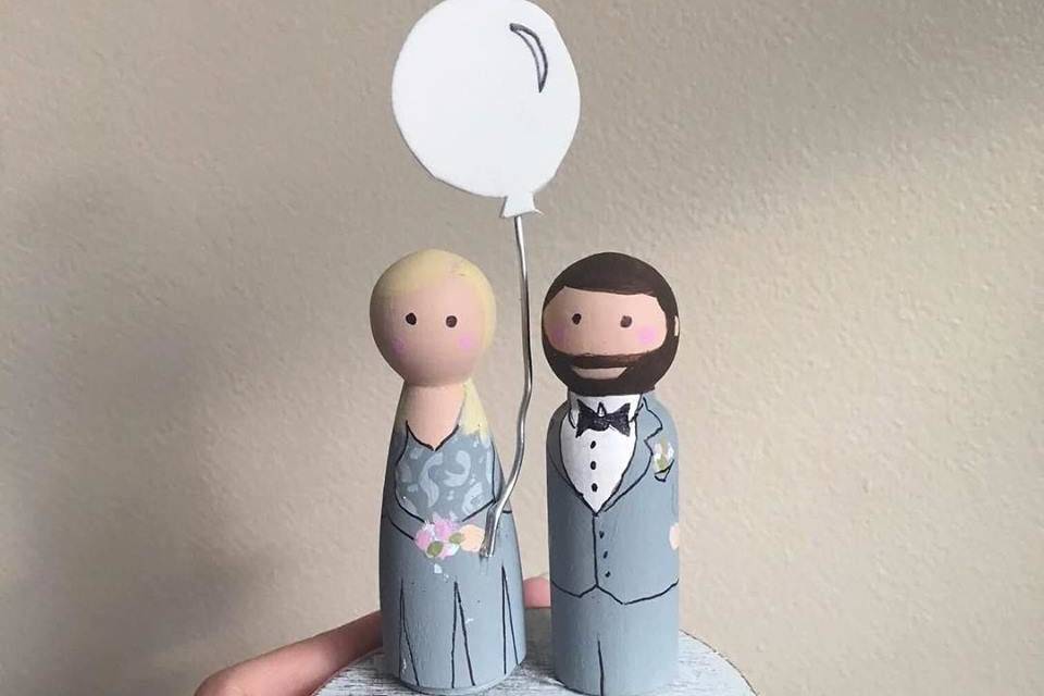 Custom Wedding Cake Decor