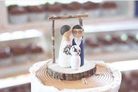 Personalized Wedding Cake Topp