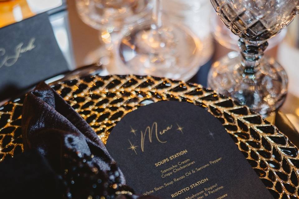 Wedding Menu