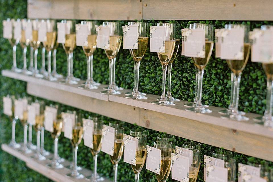 Escort Card Display