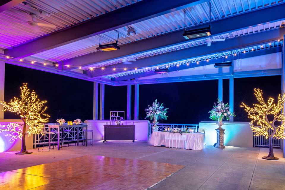 Covered Terrace Reception