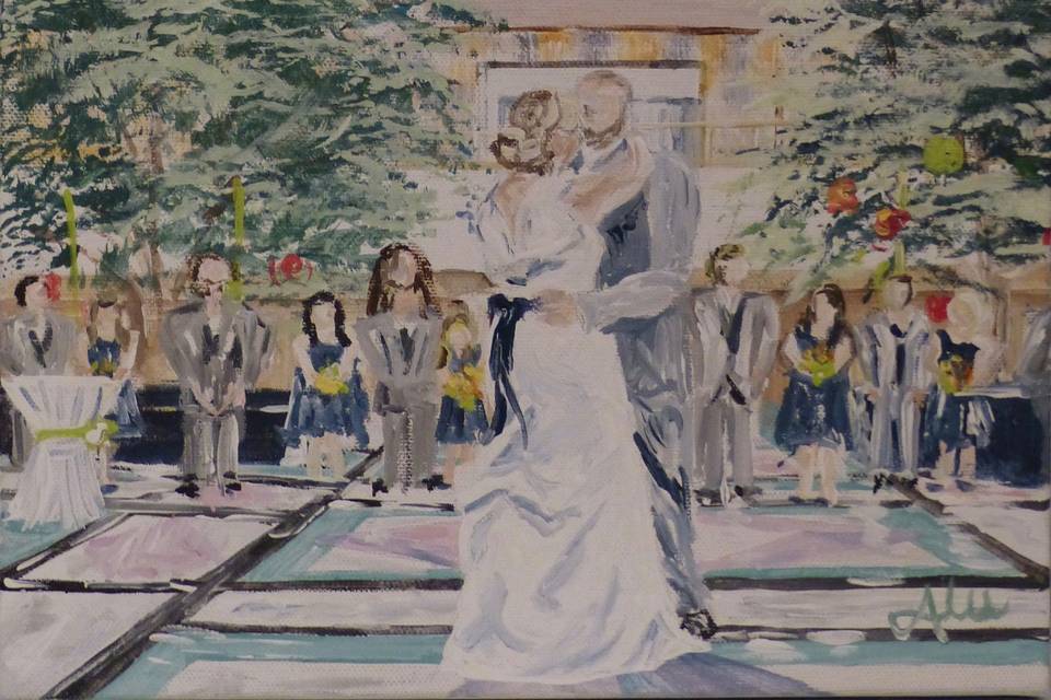 First dance painting