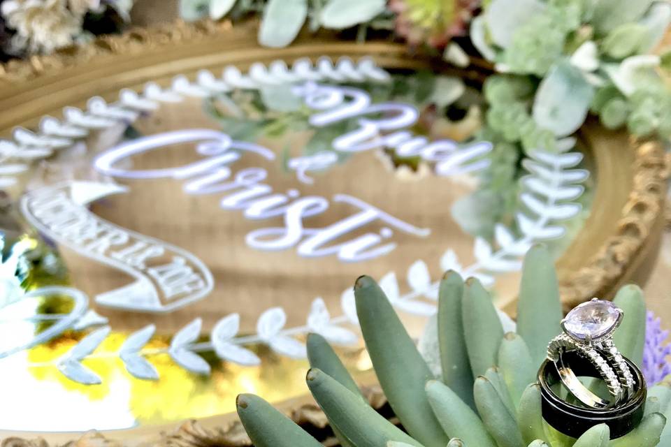 Wedding sign