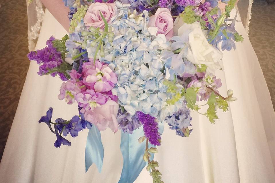 Romantic Blue and Lavender