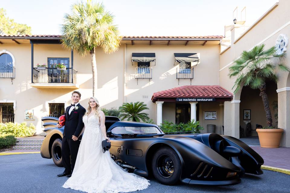 Batmobile Wedding
