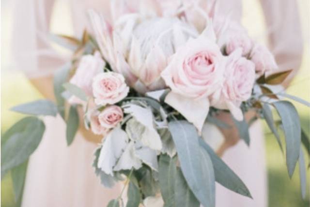 Pink and soft Green