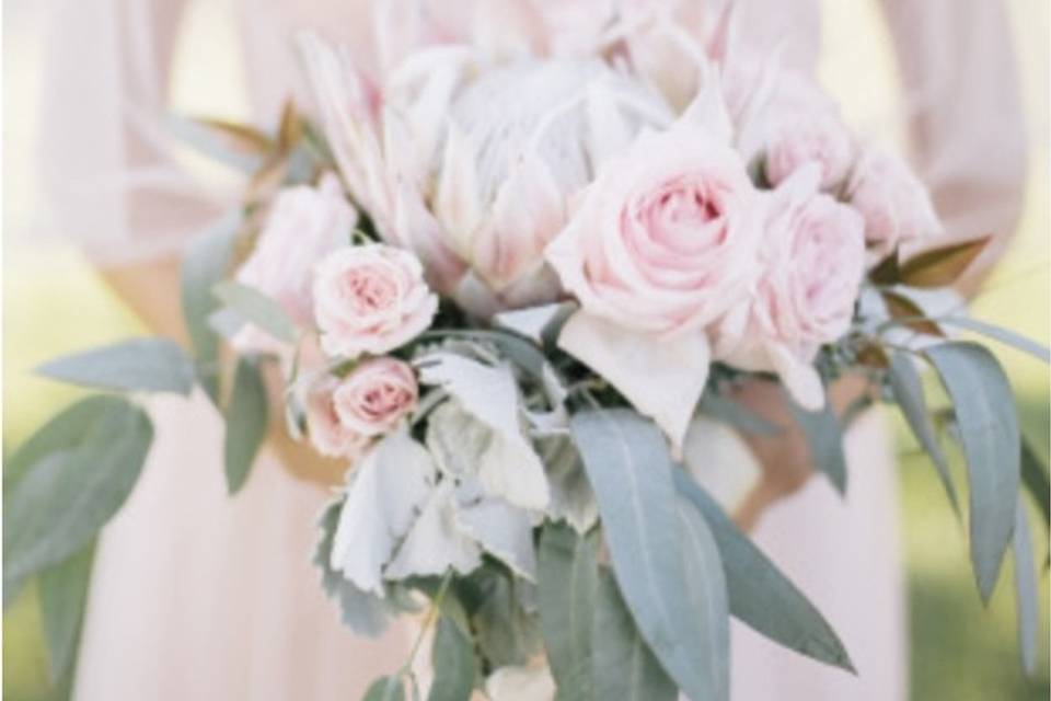 Pink and soft Green