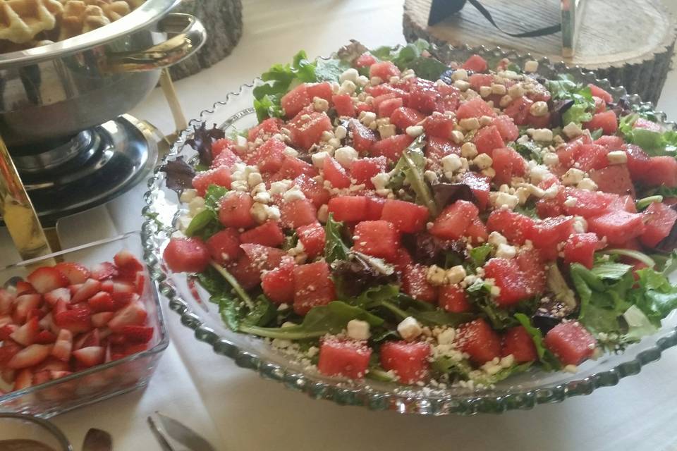 Watermelon and Feta Salad with Balsamic Vinaigrette
