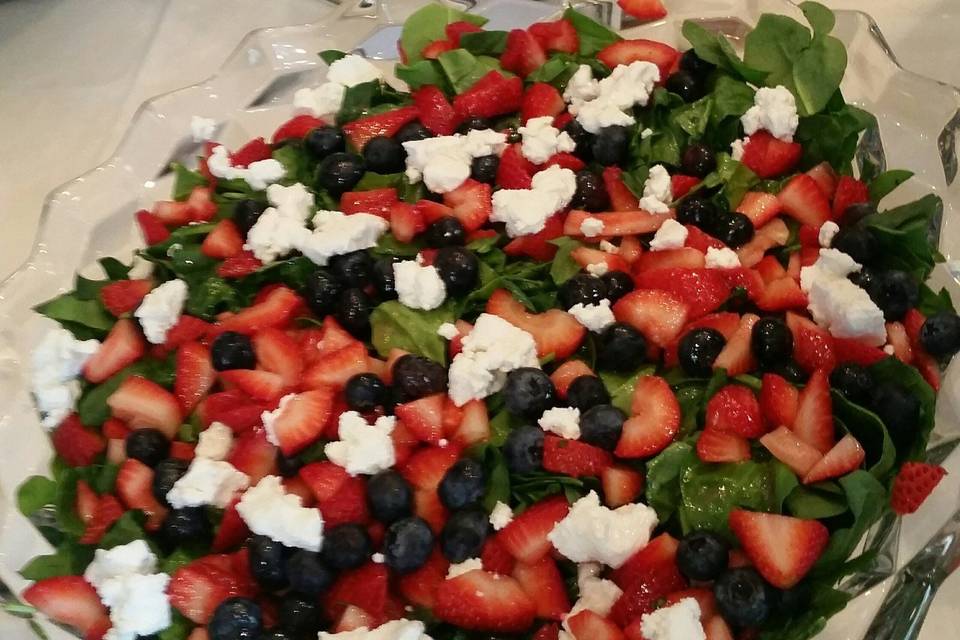 Strawberry, Blueberry, Spinach Salad