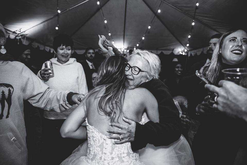 Dance floor embrace