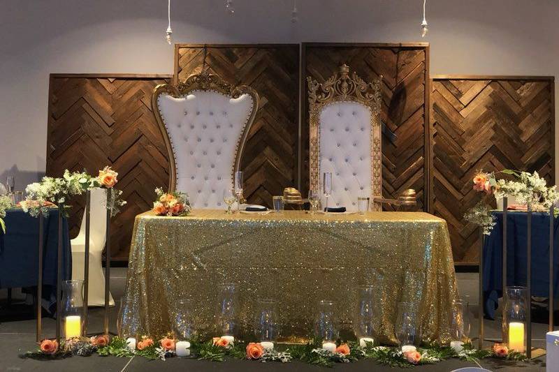 Newlyweds' table