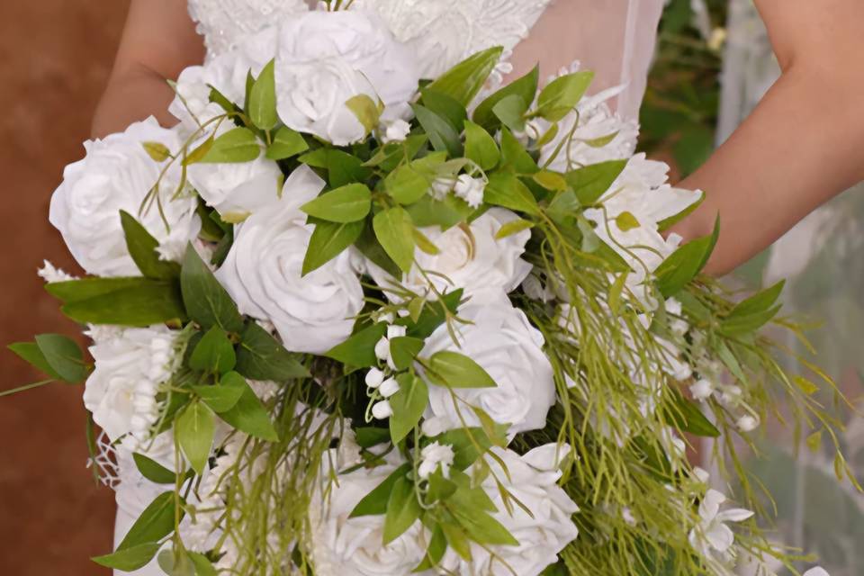 White and Green flowers