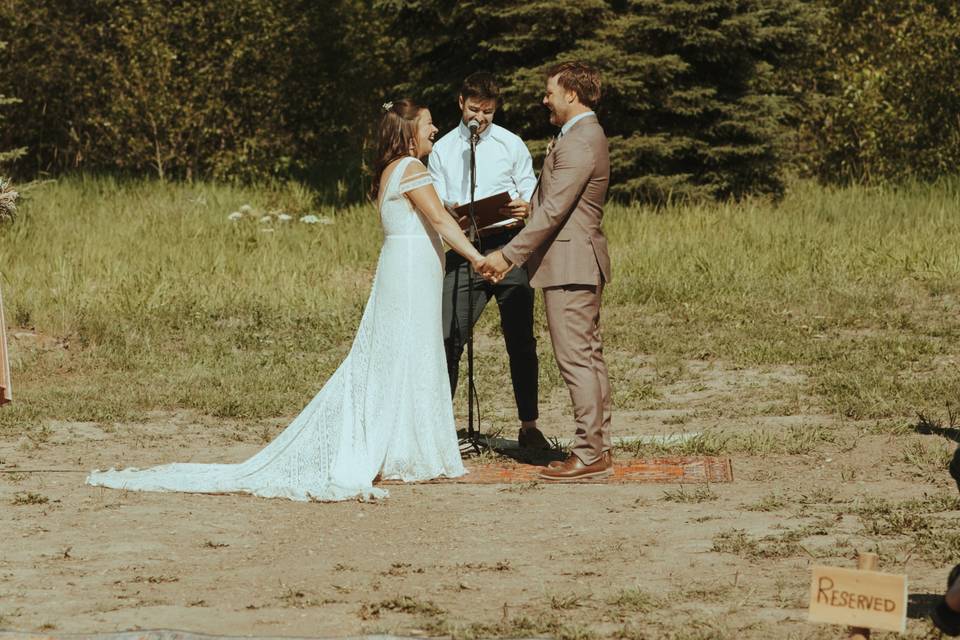 Ceremony by the river