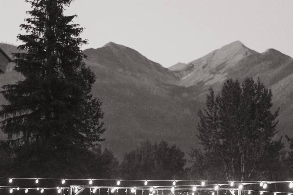 Swan Mountains backdrop