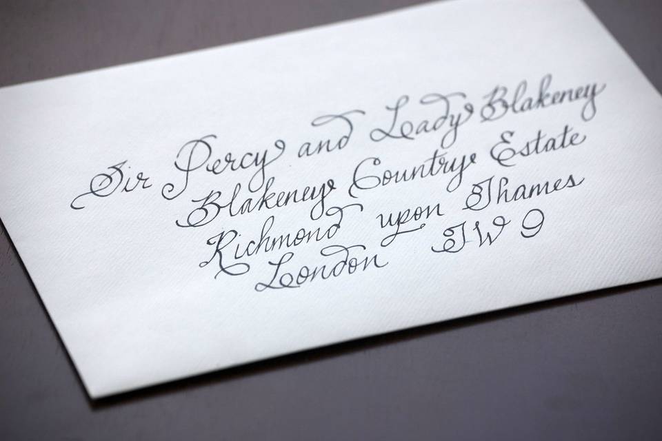 Sir Percy and Lady Blakeney
Invitations