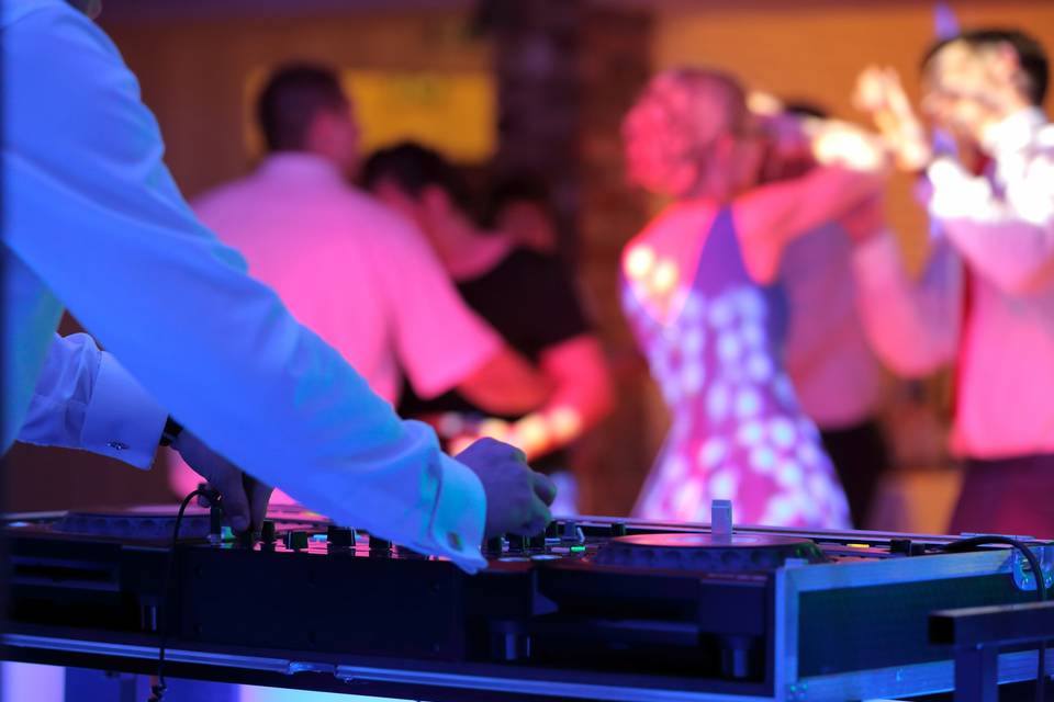 DJ'ing a Wedding