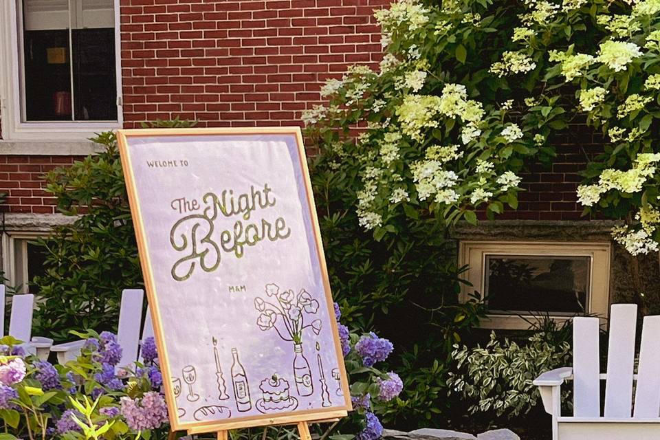 Welcome your guests!