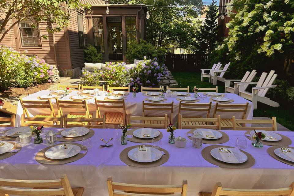 Patio Ceremony Seating
