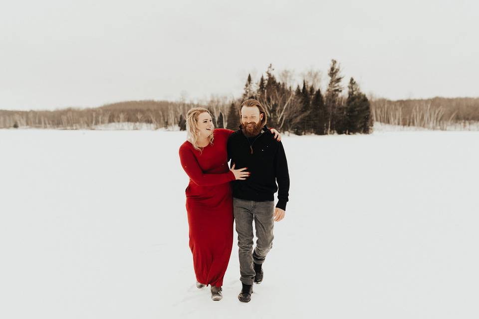 Winter Engagement Session