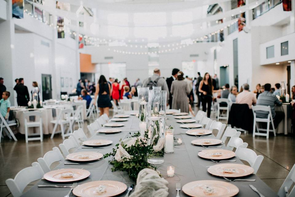 Ceremony Decor on our Stage