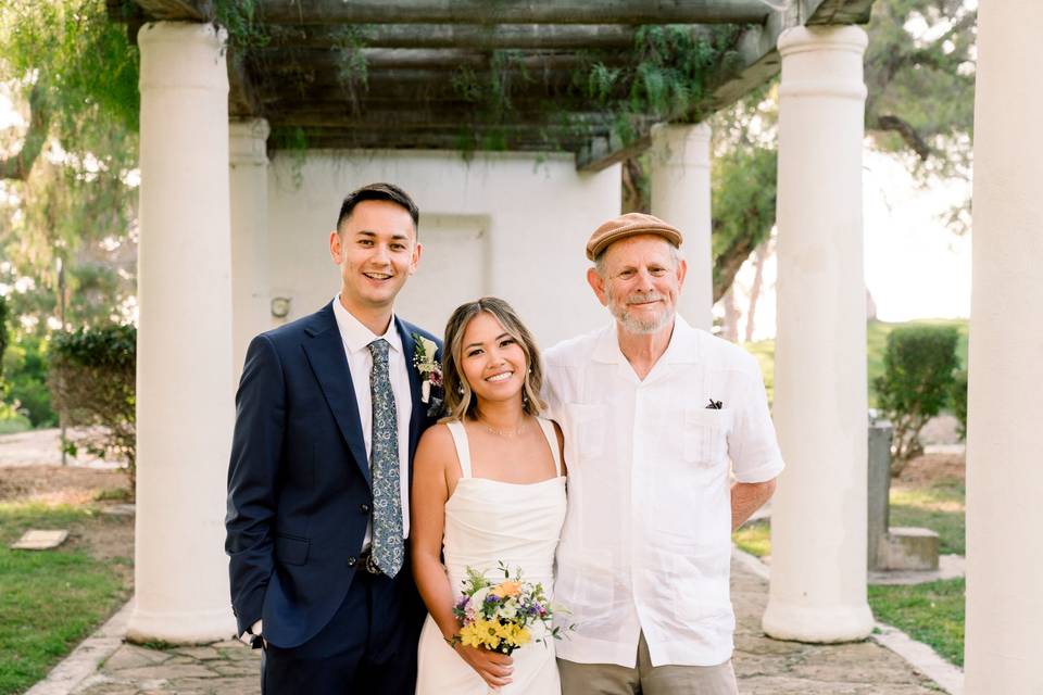 Family Photo from Elopement