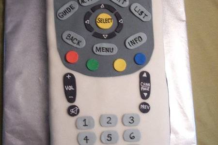 Remote control groom's cake