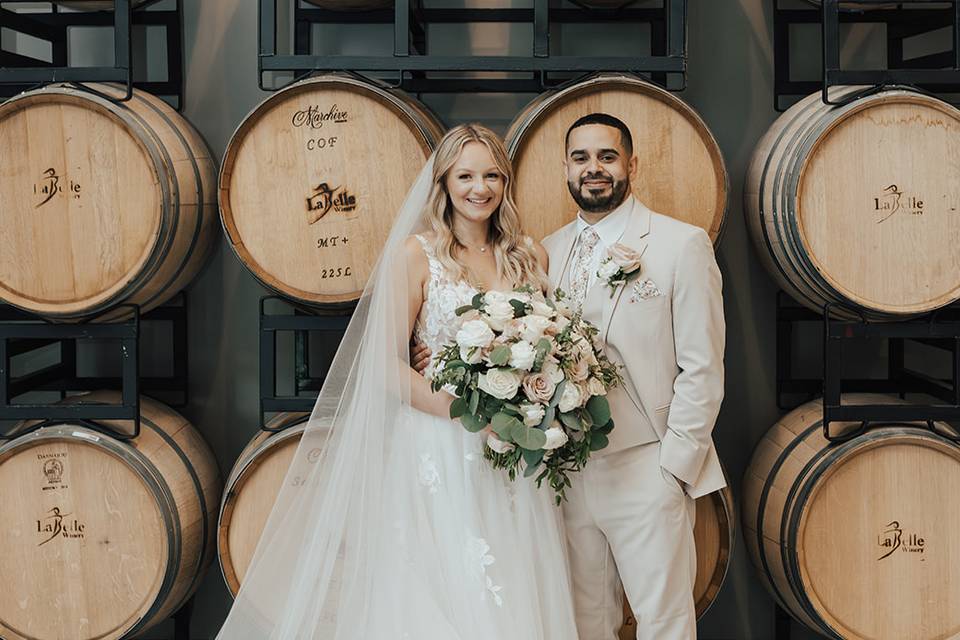 Tasting Room Wine Barrels