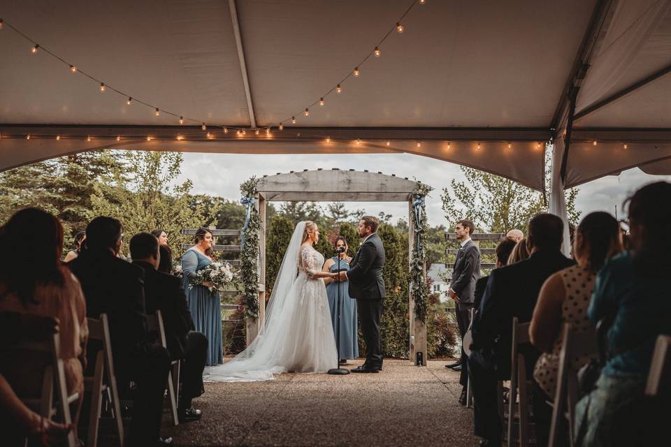 Covered Outdoor Ceremony