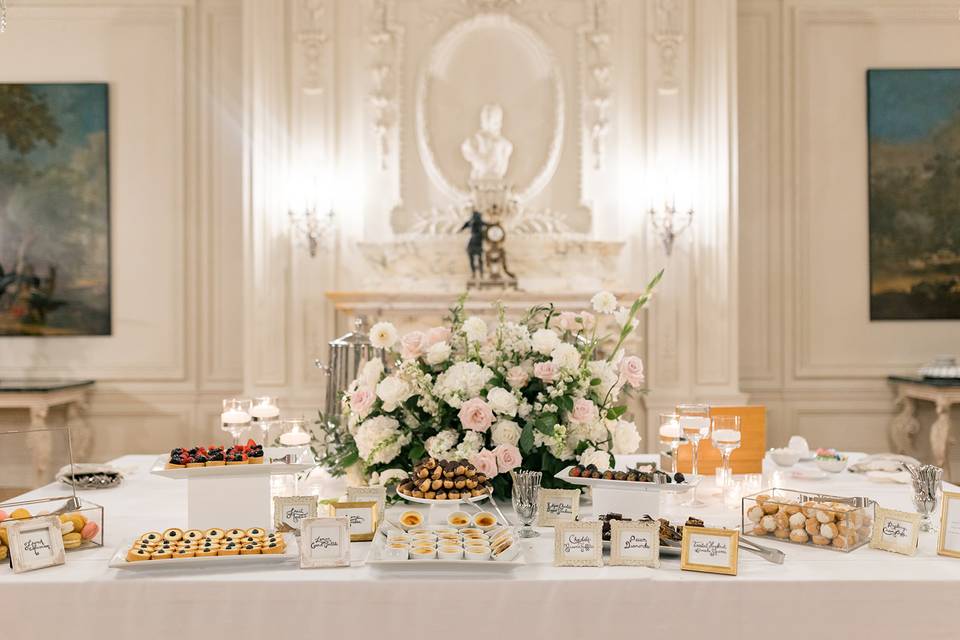 French Pastry Table