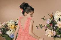 Lovely dupioni silk flower girl dresses.