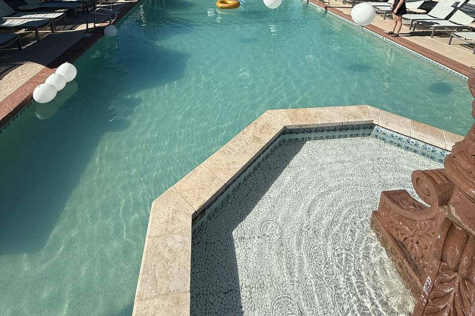 Welcome pool party!