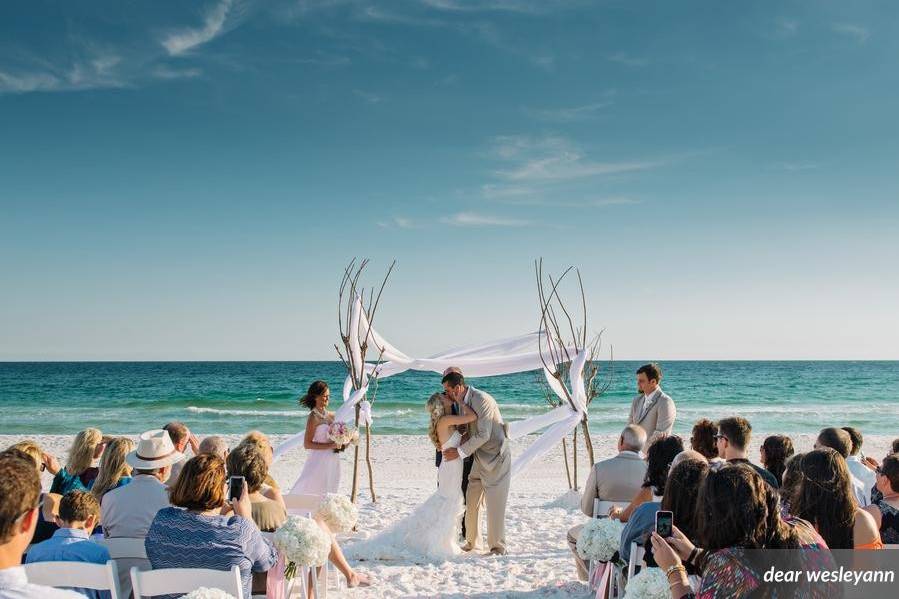 Wedding kiss