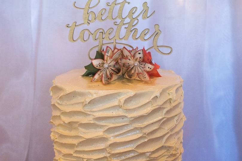 Custom cake flowers