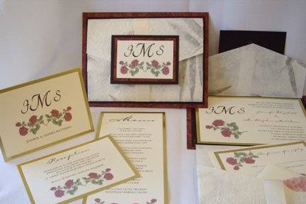 You could have an elegant Award Winning invitation like this one designed just for you and your special day!