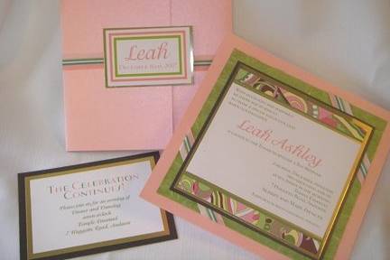 For eight years, we've been creating Award Winning invitations and accessories for all kinds of mitzvahs!