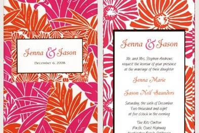 Wedding invitation